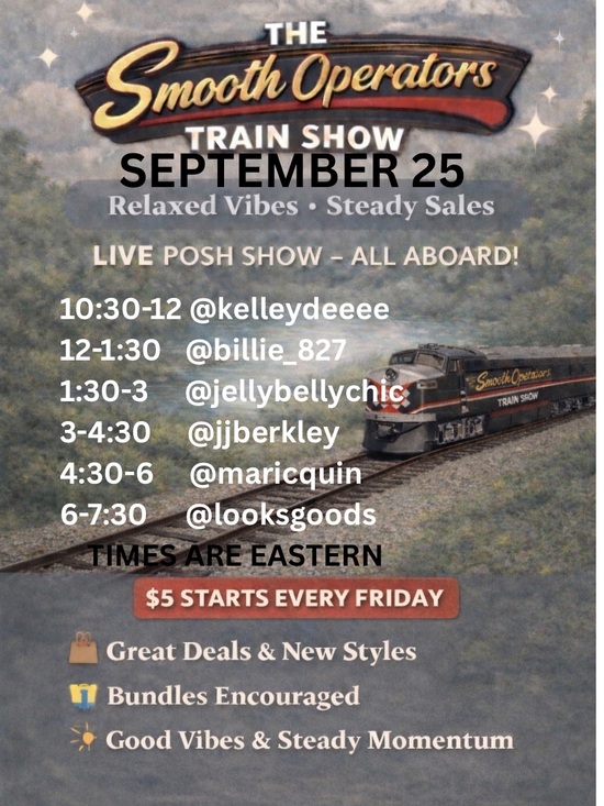 Tops - 🚂 The Smooth Operators 🚂 is LIVE now Every Friday Train Show